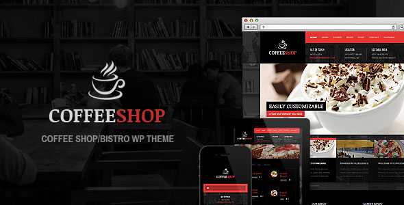 Coffee Shop - Themeforest Responsive WP Theme For Restaurant