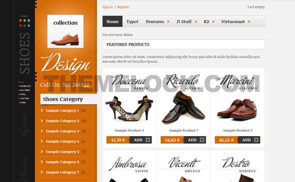 Collection - Bonusthemes e-Shop Joomla Template
