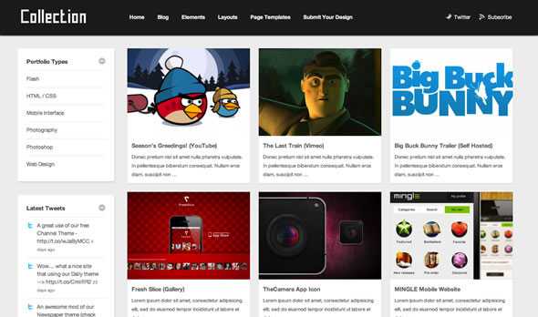 Collection - ThemeJunkie Wordpress Template