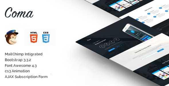 Coma - Multipurpose Coming Soon Template