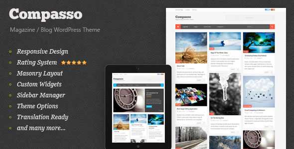Compasso - Themeforest Masonry Magazine Theme