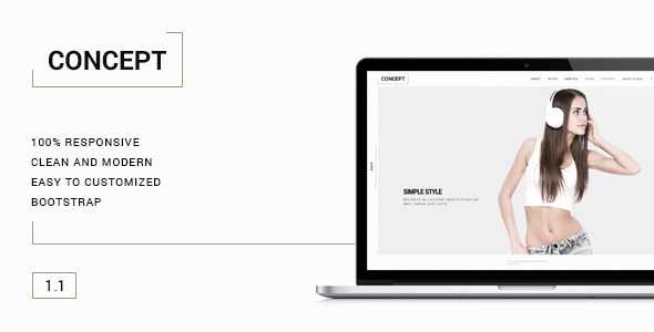 CONCEPT - Minimal Portfolio Template