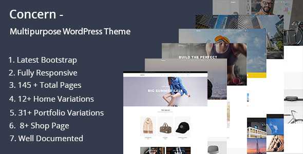 Concern v1.0.0 - Multipurpose and Portfolio WordPress Theme