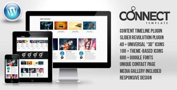 Connect - Premium WordPress Responsive Theme