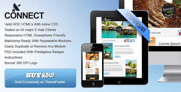 Connect - Professional Responsive Email Template