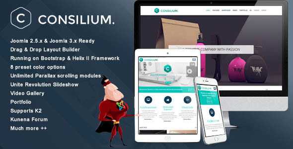 Consilium - Multipurpose Creative Joomla Template