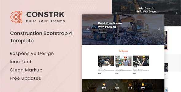 Constrk v1.0 - Construction Bootstrap 4 Template