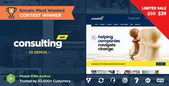 Consulting v4.1.3 - Business, Finance WordPress Theme
