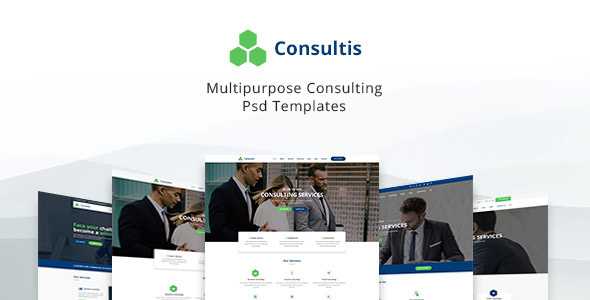 Consultis v1.0 - Multipurpose Consulting PSD Templates