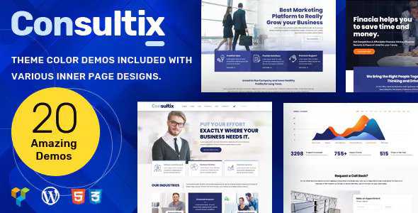 Consultix v1.3.7 - Business Consulting WordPress Theme