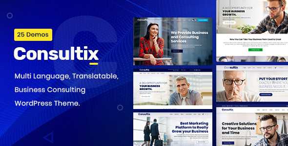 Consultix v2.1.2 - Business Consulting WordPress Theme