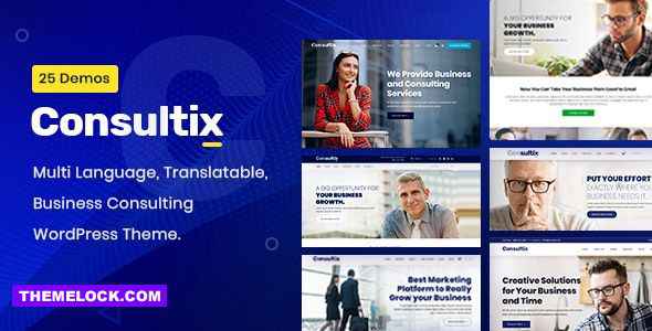 Consultix v2.1.5 - Business Consulting WordPress Theme