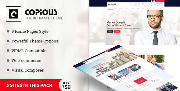Copious v1.0 - Multiuse WordPress Theme