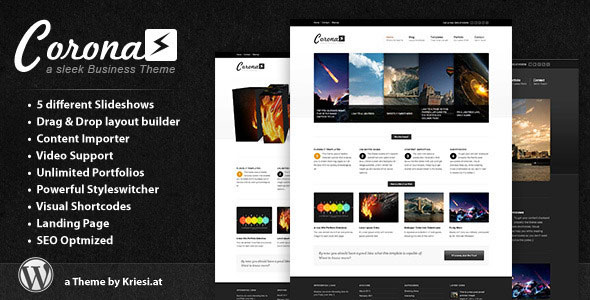 CORONA 1.2 - BUSINESS & PORTFOLIO THEMEFOREST WP THEME
