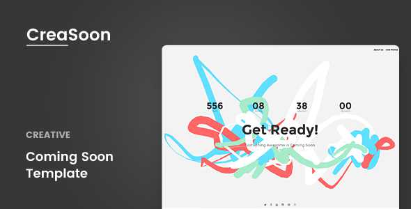 CreaSoon v1.0 - Creative Coming Soon Template