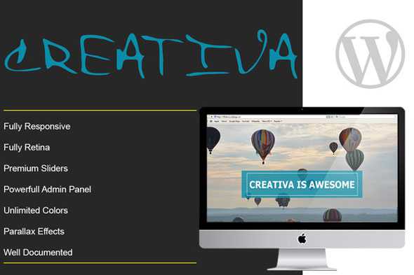 CREATIVA - Creativemarket One Page Parallax Theme