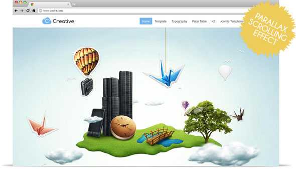 Creative 3.5 J3.0 GavickPro Portfolio Template
