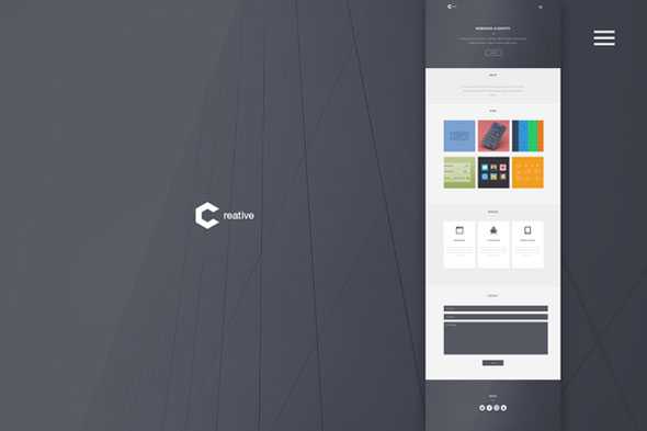 Creative - Creativemarket Joomla theme
