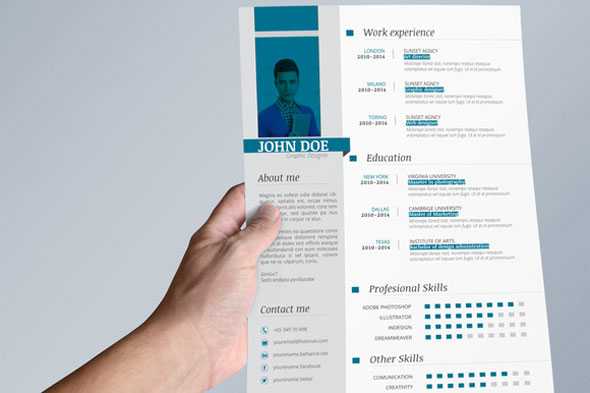Creativemarket Clean Resume + Cover letter