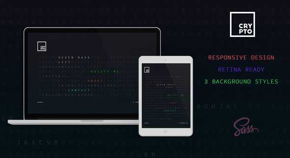 Crypto – Conceptual & Minimal Coming Soon Template