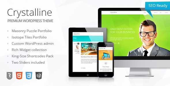 Crystalline - Themeforest Ultimate Business WordPress Theme
