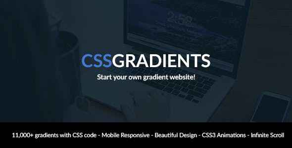CSSGradients - Responsive CSS Gradient Script