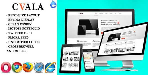 Cvala – Responsive Multi-Purpose Drupal Theme