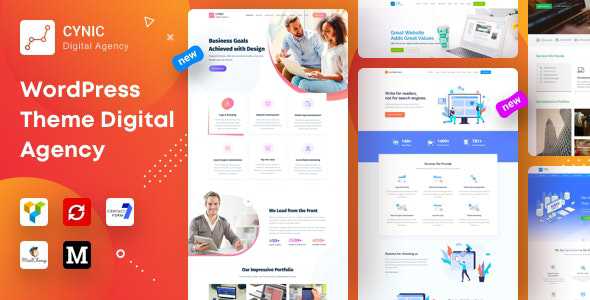 Cynic v1.11 - Digital Agency WordPress Theme