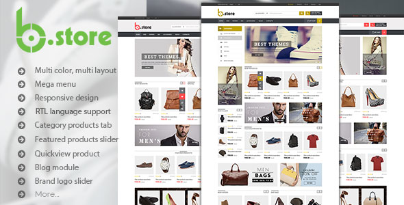 BSTORE - THEMEFOREST RESPONSIVE PRESTASHOP THEME
