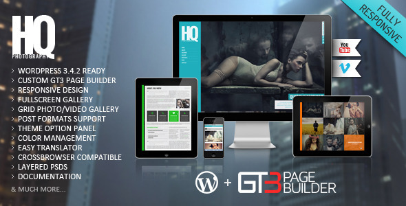 HQ THEMEFOREST PHOTOGRAPHY RESPONSIVE WP THEME
