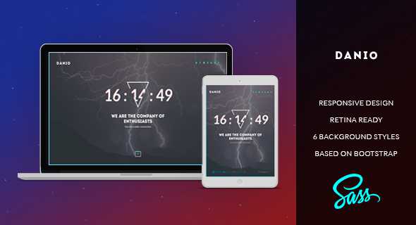 Danio - Creative Coming Soon & Maintenance Mode Template