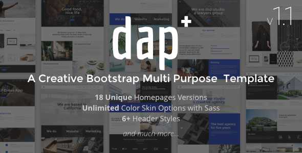Dap v1.1 - Creative MultiPurpose HTML Template