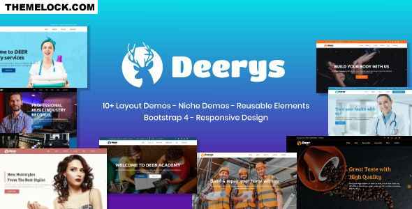 Deerys v1.0 - Responsive Multi-Purpose HTML Template