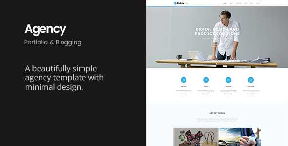 Deliver Agency | Minimalist Portfolio & Blogging Template