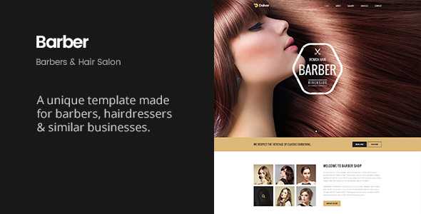 Deliver Barber | Hairdresser & Hair Salon Template