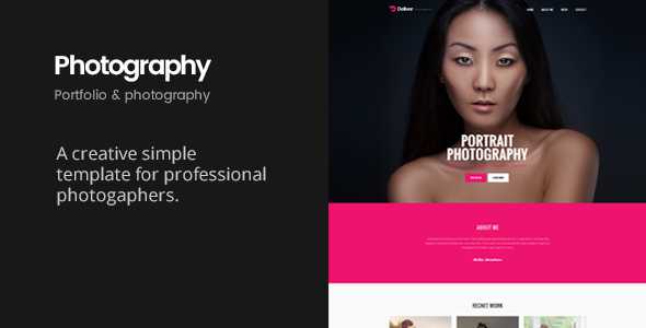 Deliver Photography | Portfolio & Photography HTML Template