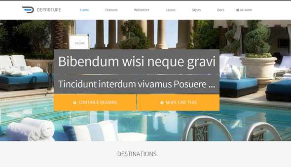 Departure - JoomlaXTC Wordpress Theme