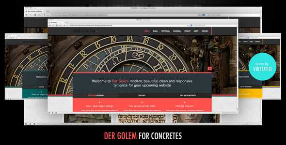 Der Golem – Multipurpose Theme For Concrete5