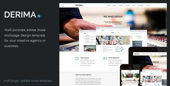Derima v2.0 - Multi-Purpose Muse Template