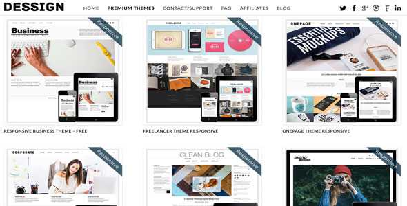 DESSIGN Premium WordPress Themes + Updates