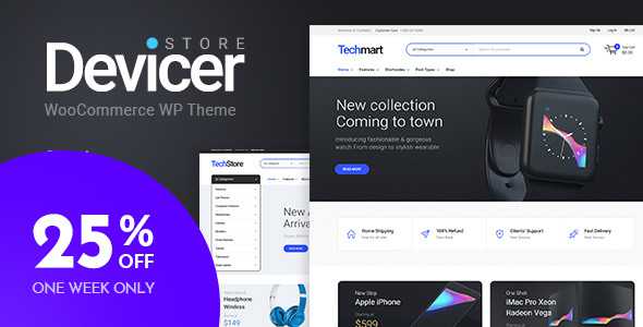 Devicer v1.0.0 - Electronics, Mobile & Tech Store