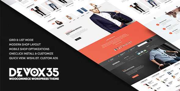 deVOX35 - WooCommerce WordPress Theme