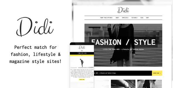 Didi v1.0.6 - Fashion Blog WordPress Theme