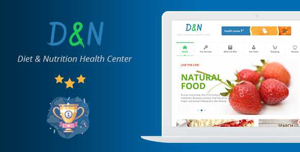 Diet & Nutrition Health Center v3.0 - WordPress Theme