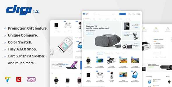 Digi v1.4.7 - Electronics Store WooCommerce Theme