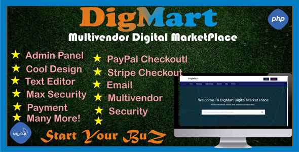 DigMart - Multivendor Digital MarketPlace PHP