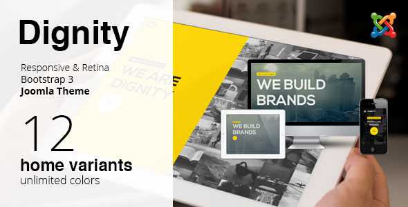 DIGNITY - Themeforest Portfolio Responsive Joomla Template