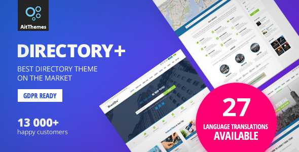 Directory+ v2.72 - WordPress Theme