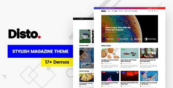 Disto v1.5 - WordPress Blog Magazine Theme