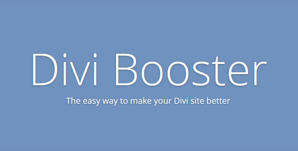 Divi Booster v4.11.1